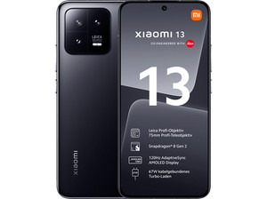 XIAOMI 13 256 GB Black Smartphone Handy Snapdragon Prozessor Leica Kamera