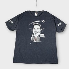 MASH SPORTS NO HITTER T-SHIRT.  Mens Large HD Cotton Bob Carpenter