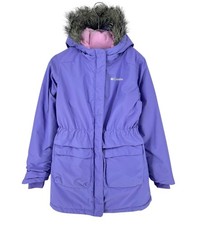 COLUMBIA Fille Parka À Capuche Manteau Taille L - 14-16 Ans.