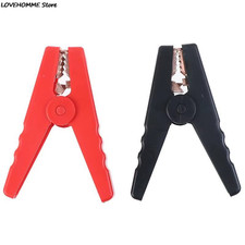 2PCS 100A Battery Alligator Clips Insulated Crocodile Test Clamp Set  