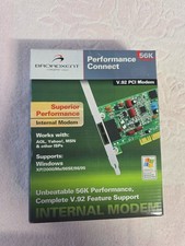 NIB BROADXENT PERFORMANCE CONNECT 56K V.92 PCI MODEM Free Ship