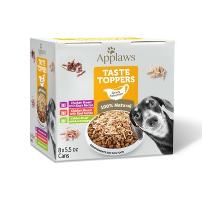 Taste Toppers Grain-Free Dog Food Topper Limited Ingredient Variety 8 x 5.5oz