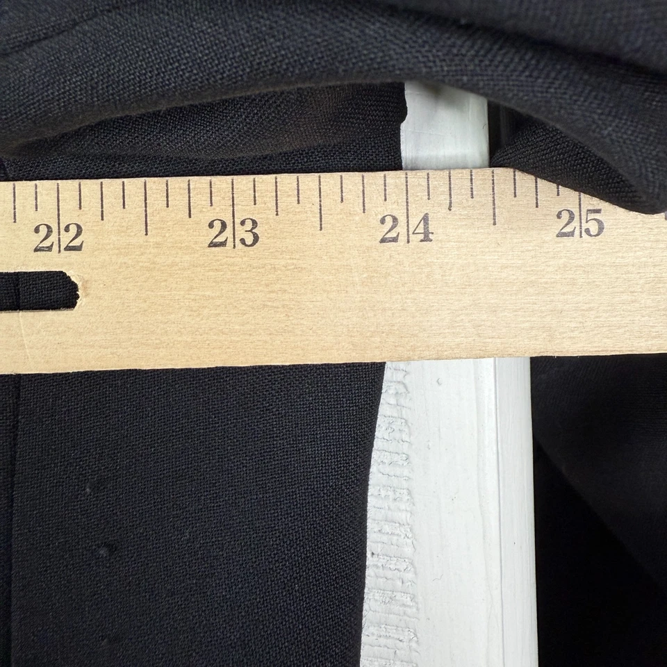 Esmoquin Para Hombres 48L Negro 1 Botón Traje FR Tripler Co Pantalones de Lana 40x32 Plisado Delantero Foto 3 de 4