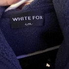 White Fox Vol. 3 Blue and Yellow Pullover Hoodie Women's L/XL Logo Graphic Print — photo 5