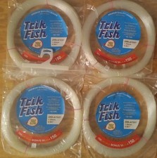 600 Yds Lot 4x 200 Lb Test Trik Line Fish Saltwater Mono Leader Clear Tuna