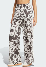 Adidas Originals Satin Wide Leg Pants Women Lifestyle Casual Pant AsiaFit KA2668