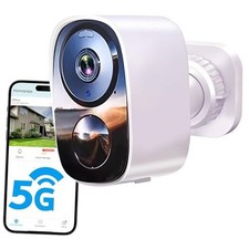 2025 Upgraded 2K Security Cameras Wireless Outdoor, Free White-2.4G&5G Camera
