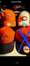 NFL, Chicago Bears Caps: New. (1 size fits all. Adj strap) $18-$26, choose whic