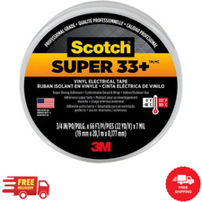 3m Scotch Super 33 3/4 In. W X 66 Ft. L Vinyl Electrical Tape