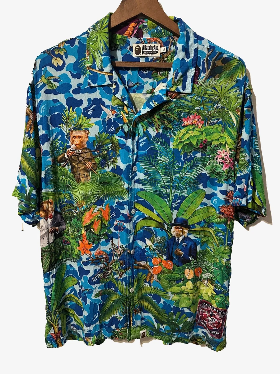 A Bathing Ape Button-Up Casual Button-Down Shirts for Men for sale