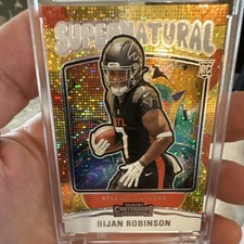 Panini 2023 Contenders Supernatural Bijan Robinson Rookie #2 Atlanta Falcons