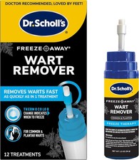 Dr. Scholl's Freeze Away Wart Remover for Hands & Feet, 12 ct ? Removes Warts Fa