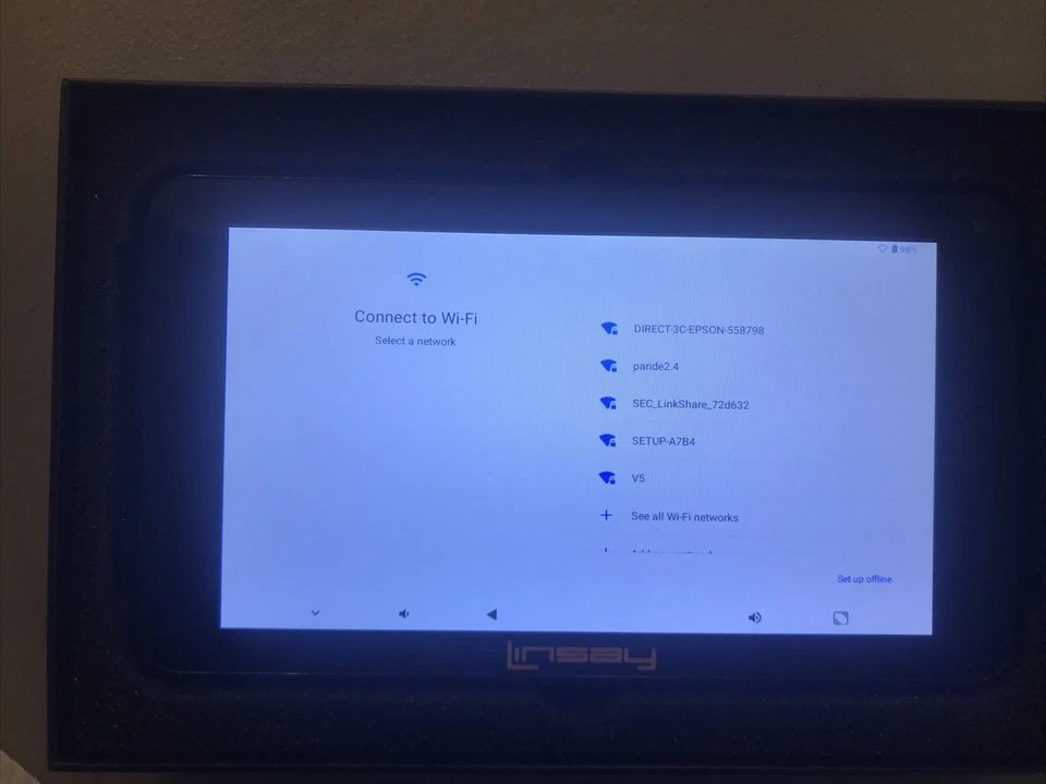 Linsay 7" Touchscreen Tablet Jelly Bean Operating System - OPEN BOX - Image 2 of 4