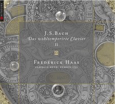 HSP003 Fra©da©rick Haas Bach: Das Wohltemperirte Clavier II Double CD HSP003 NEW