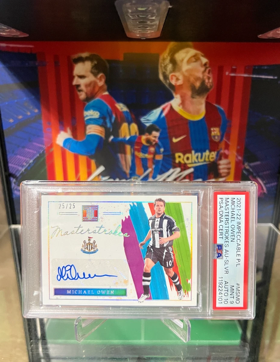 Michael Owen 亲笔签名足球体育交易卡和配件| eBay