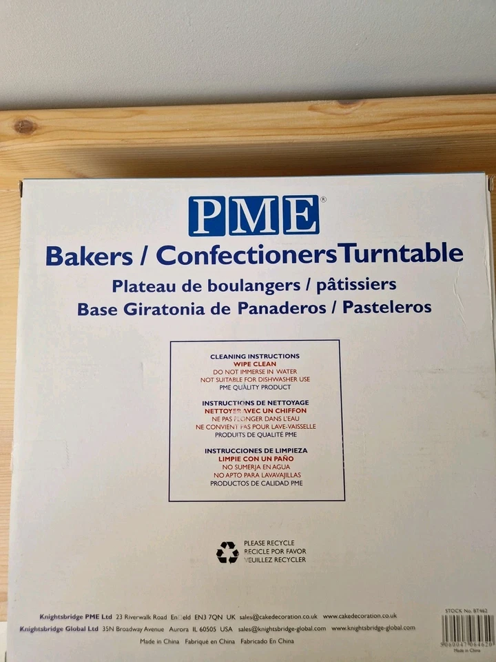 PME Bakers Confectioners Turntable 12.5 Inches Excellent Condition Used Once - Image 3 of 4