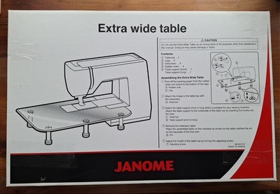 Janome Extra Wide Table Plexiglas Modell 861401215 Neu!!