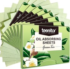 Teenitor 800 Counts Natural Green Tea Oil Control Film, Absorbing Sheets... 