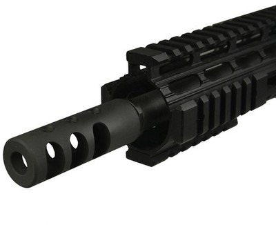 1/2X28 TPI Steel Compact Competition Muzzle Brake For .223 .22LR 5.7X28