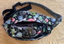 KAVU Rope Bag succulents/floral pattern Crossbody Sling Bag for Travel, Hiking