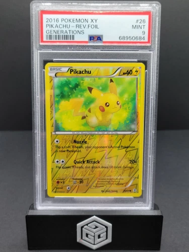 2016 XY Generations Pikachu Reverse Holo #26/83 PSA 9