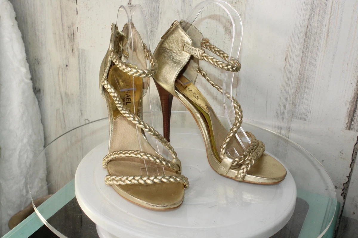 Michael kors gold clearance shoes
