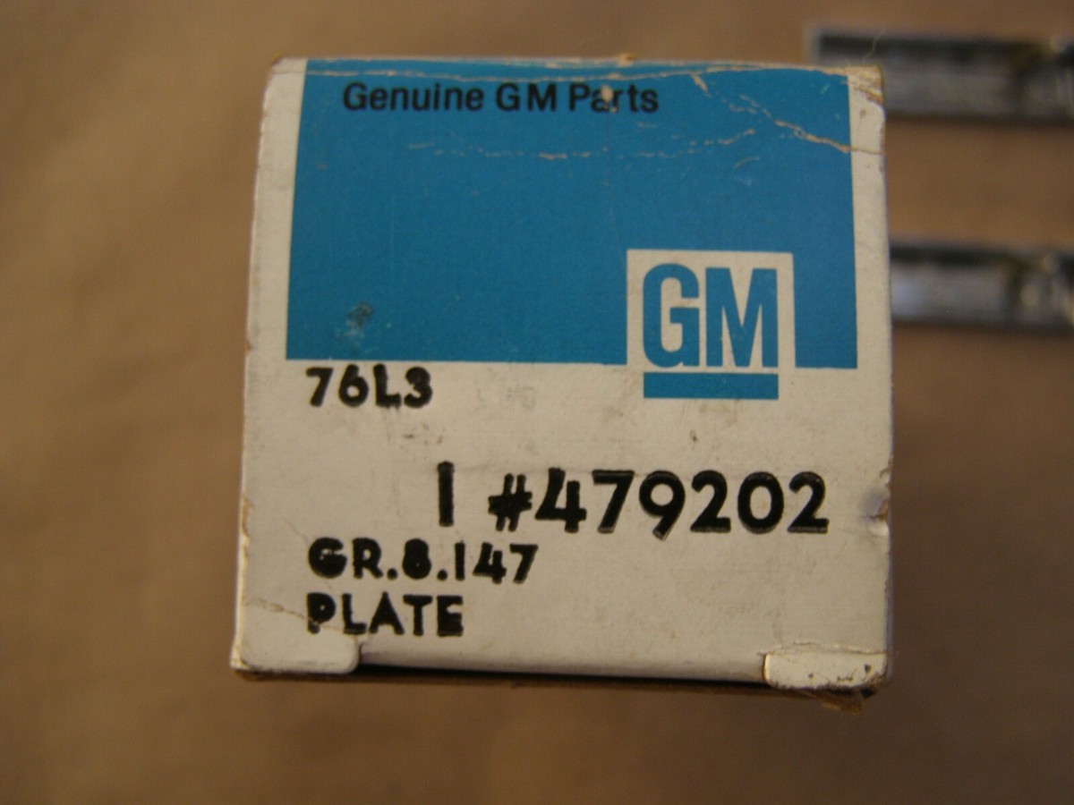 NOS OEM Pontiac 1969 1972 Grand Prix Model SJ Fender Emblems 1970