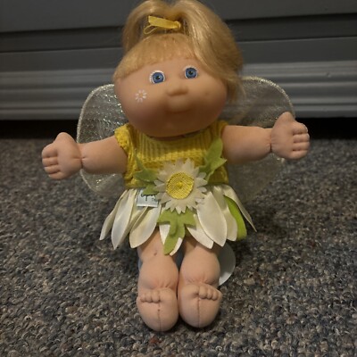 Cabbage Patch Kids Lily Garden Fairies Green / Yellow 8" Includes Stand |  eBay
