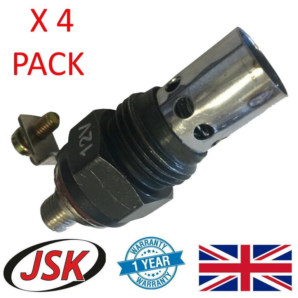 JSK 4X Heater Plug Screw Connector for Perkins AD3.152 AD4.203 6.354 T6.354 V8.540