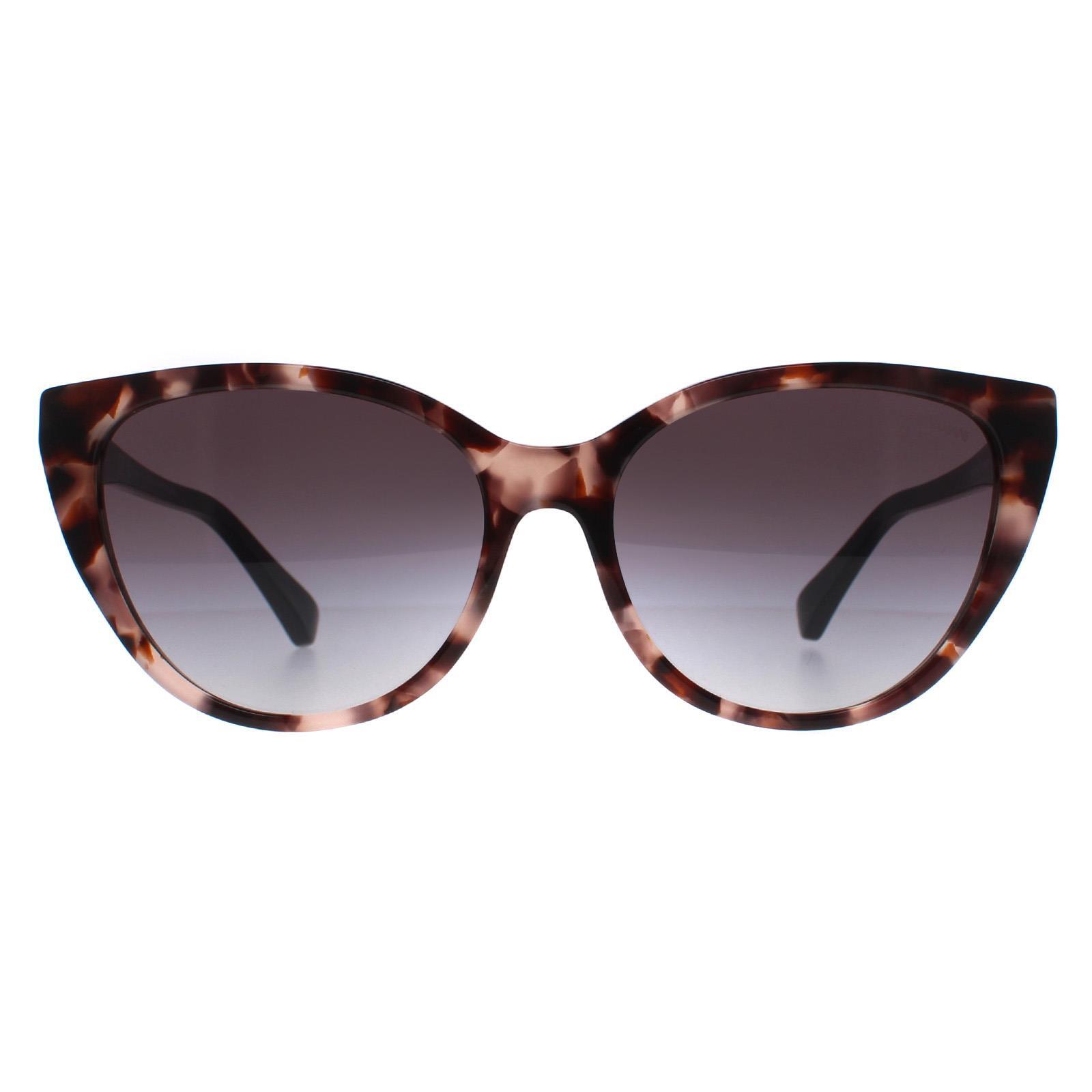 Emporio Armani Sunglasses EA4162 54108G Shiny Pink Havana Grey Gradient