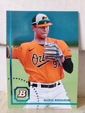 Maikol Hernandez 2022 Bowman Heritage #44 Photo Image Variation SP Prospect RC