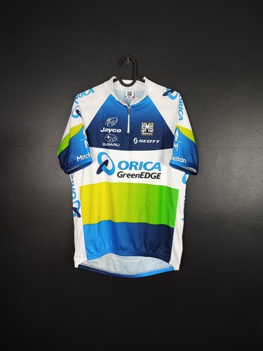 Orica Greenedge Team UCI World Tour SMS Santini Cycling Bicycle Shirt Men XL - 第 1/11 張圖片