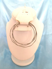 New With Tags Fashion Jewelry Women's 4 Piece Set Bangle Bracelets Silvertone