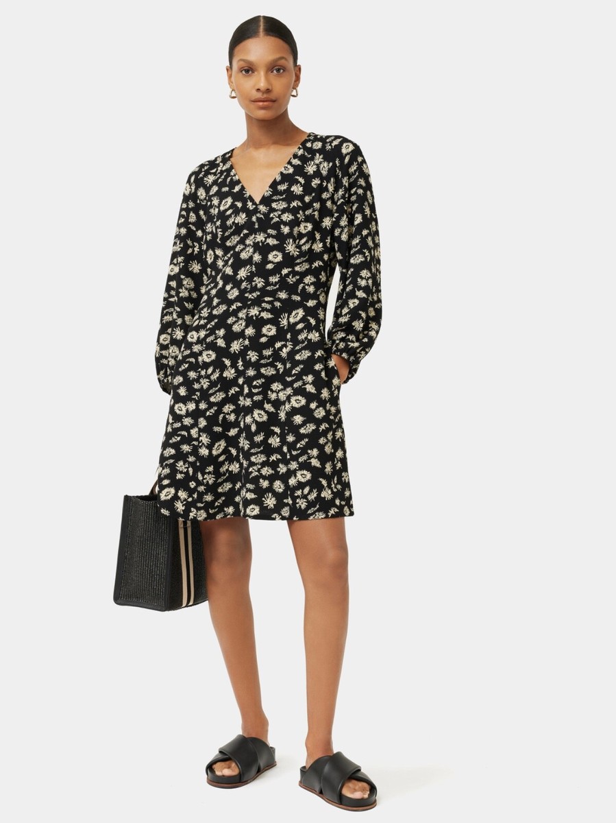 chain print midi dress Sydney Smocked Chain Print Midi Dress – ivy & leo