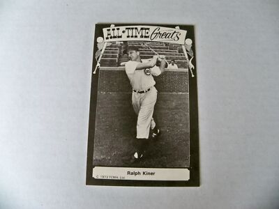 1973-79 TCMA All Time Greats card Ralph Kiner Pittsburgh Pirates