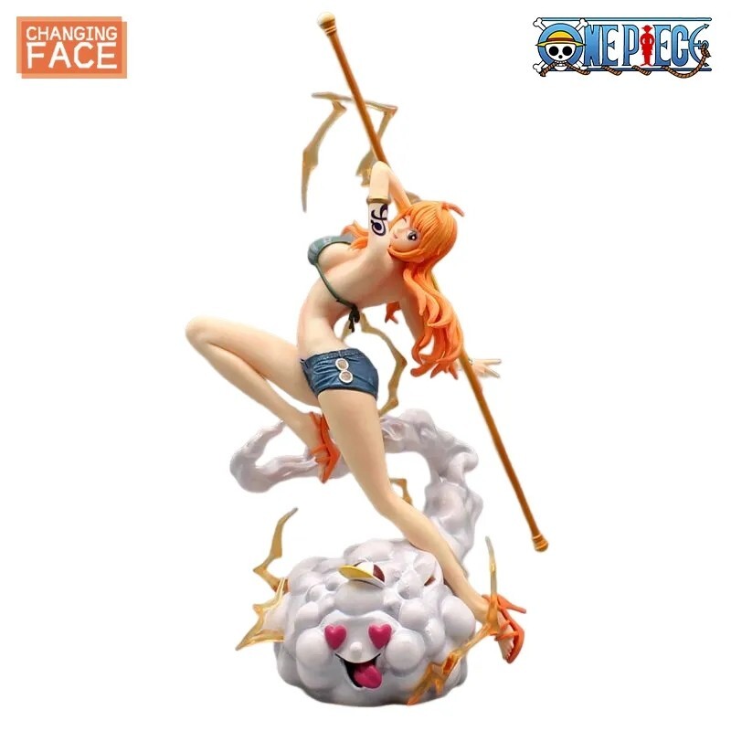 Figurine One Piece Nami Short - Kaizoku World