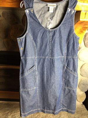 modest denim jumper dress Girls Denim Overall Jumper Maxi Dress