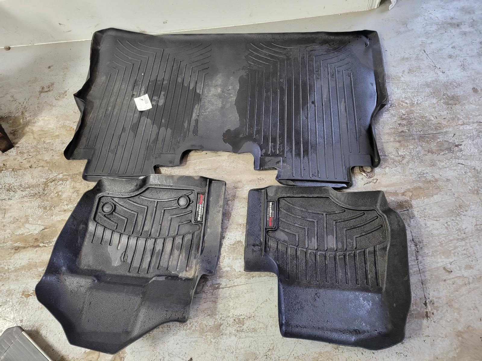 20152020 FORD F150 AFTERMARKET WEATHERTECH FLOOR MATS SET BLACK CREW CAB eBay