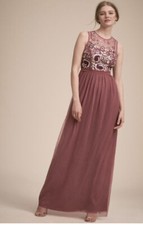 BHLDN BALDWIN DRESS- SIZE 4 In Berry Color