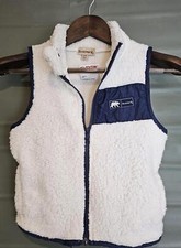 NWT Bearpaw Vest Blue White Baby Boy Size 5/6 Sherpa