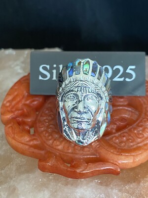 Silber Indianerkopfring