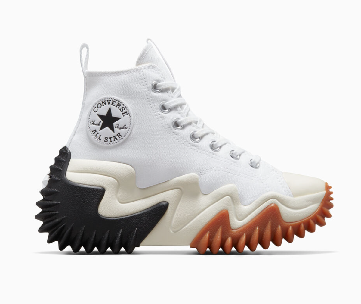 ★Star③★ New Converse Run Star Motion Hi Shoes Sneakers - Black