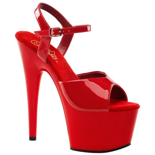 Pleaser Adore-709 Exotic Dancing, Women's, 7" Ankle Strap Platform Sandal.