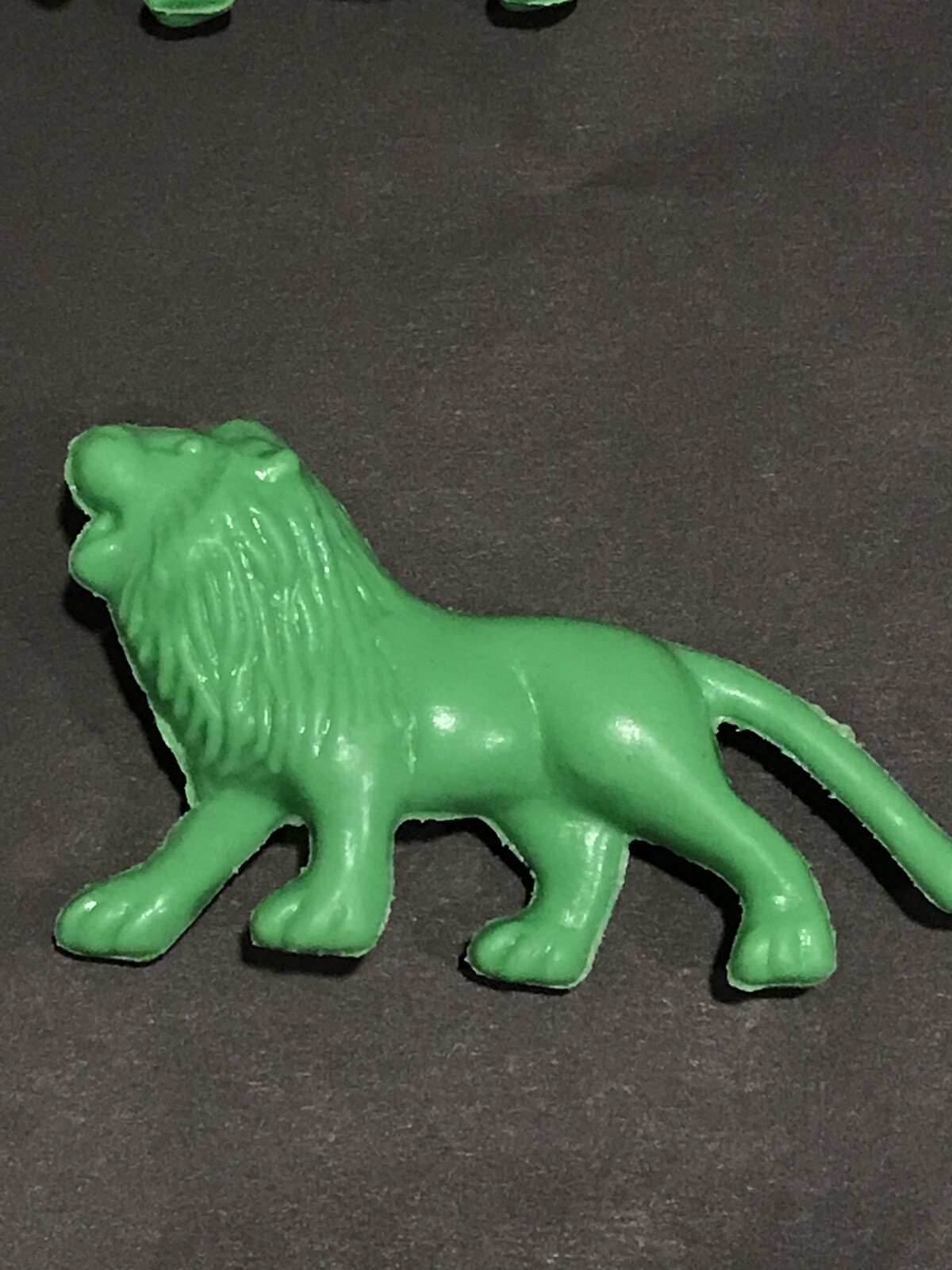 5 Vtg Hollow Plastic Toy Animals Lion Camel Rhino Elephant Great Cake ...