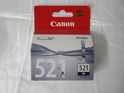 Original Canon ink cartridge CLI-521BK black/photoblack original packaging with invoice