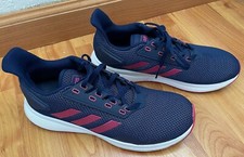 adidas Duramo 9 Womens Running Athletic Shoes Size 8 Color Navy Blue Fuchsia