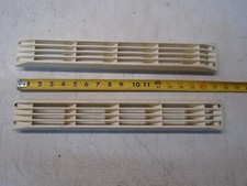 O2 Attwood Louvered White Plastic Bilge Vent Intake - Set of 2