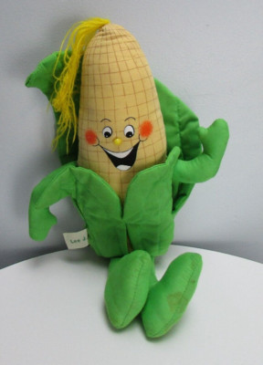 Kellytoy Lee J C  Corn Plush  Stuffed Vegetable Toy Funny Food Plush
