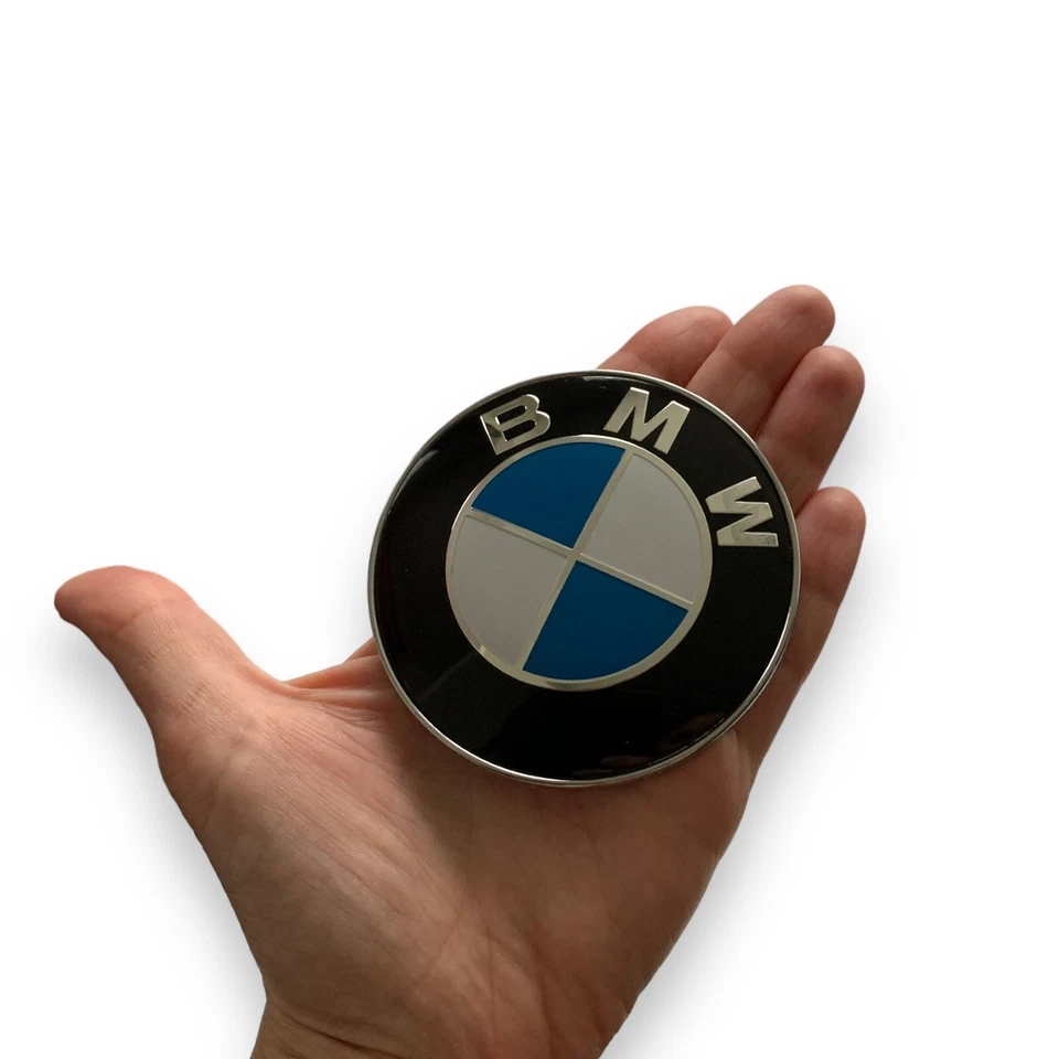 2 piezas capó delantero + maletero trasero (82 mm + 74 mm) para emblema insignia BMW 51148132375 Foto 2 de 3