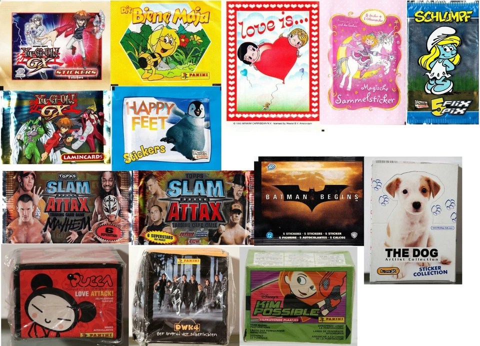 Tüten/Display/Karton/Box-Sticker / Karten Aussuchen: PANINI/SHONEN JUMP/TOPPS... - Bild 1 von 1